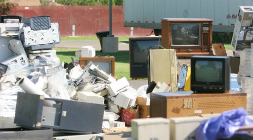 Eco-friendly practices in house clearance with recycling efforts