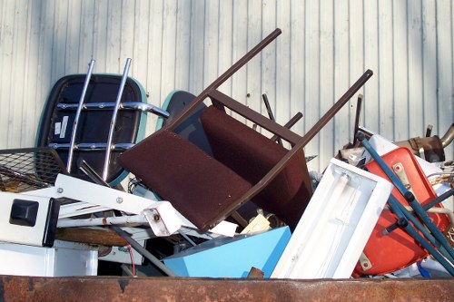 Efficient office clearance team working in Raynes Park