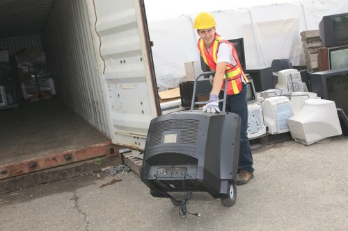 Raynes Park office clearance professionals handling equipment